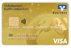 Kartenabbildung der BusinessCard Gold von Mastercard