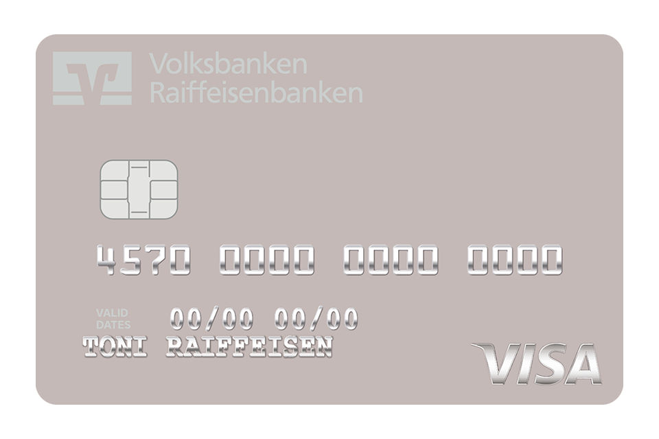 Kreditkartenabbildung ExclusiveCard greige