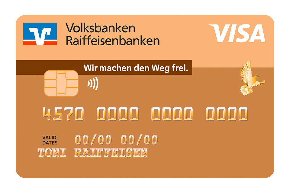 Kreditkartenabbildung GoldCard Gold