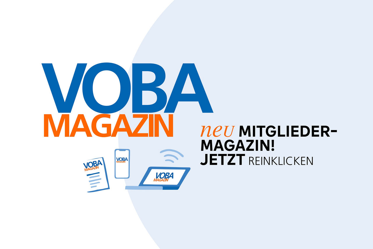 TestTitelbild des VOBA MAGAZINs für Mitglieder und Kunden