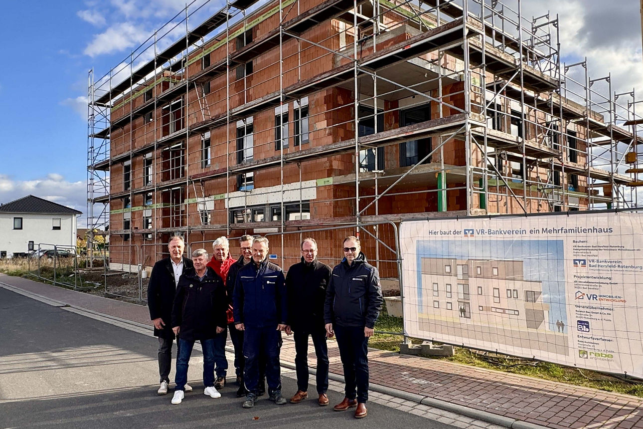 Fotografie des Rohbaus