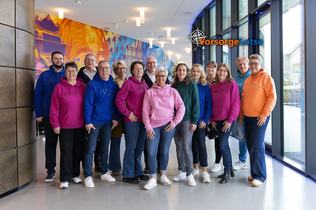 Gruppenfoto des Teams Vorsorgelotse