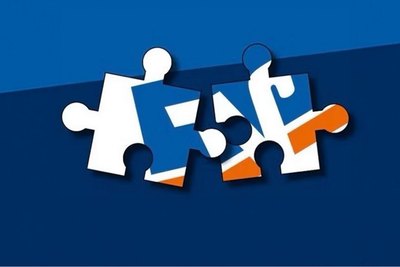 Bild zeigt 2 Puzzleteile, die ineinander gesteckt werden