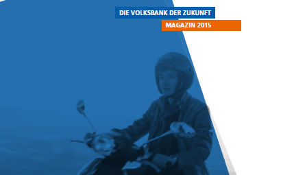 Mann auf einem Roller