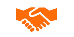 Icon 2 Hände werden geschüttelt