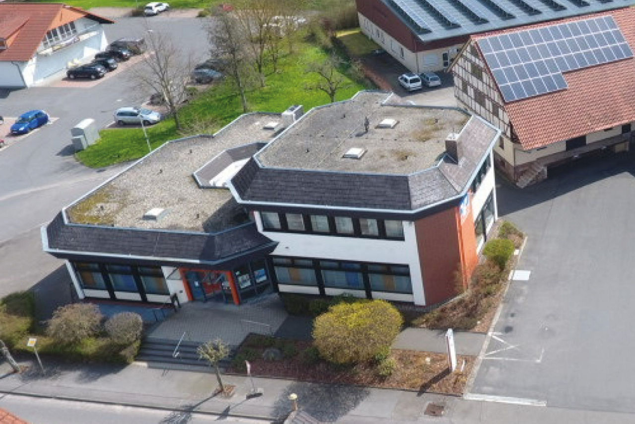 Fotografie vom Gebäude in der Bahnhofstraße 17a