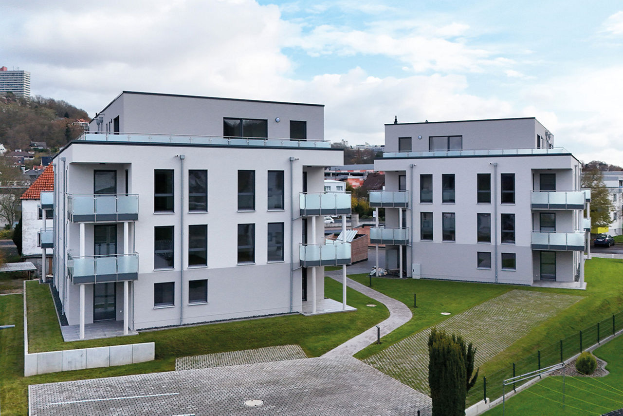 Fotografie der Häuser in der Bürgerstraße 11 und 11a