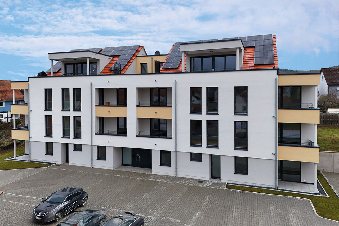 Fotografie vom Gebäude in der Eisfeldstraße 2 