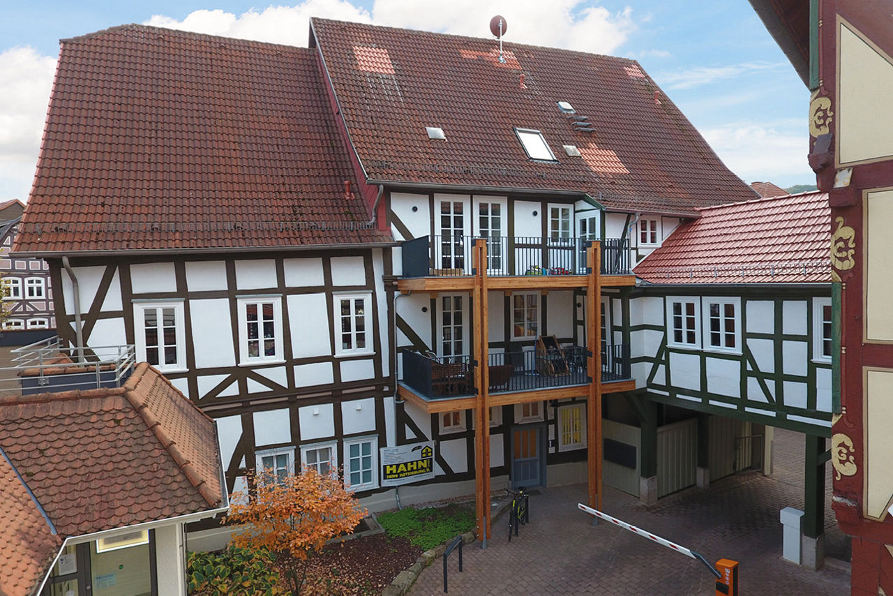 Fotografie vom Gebäude in der Steinweg 11-13