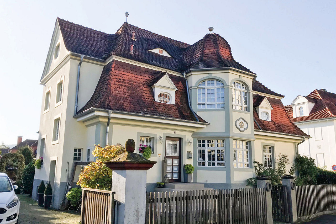 Fotografie vom Gebäude in der Weidenberggasse 5