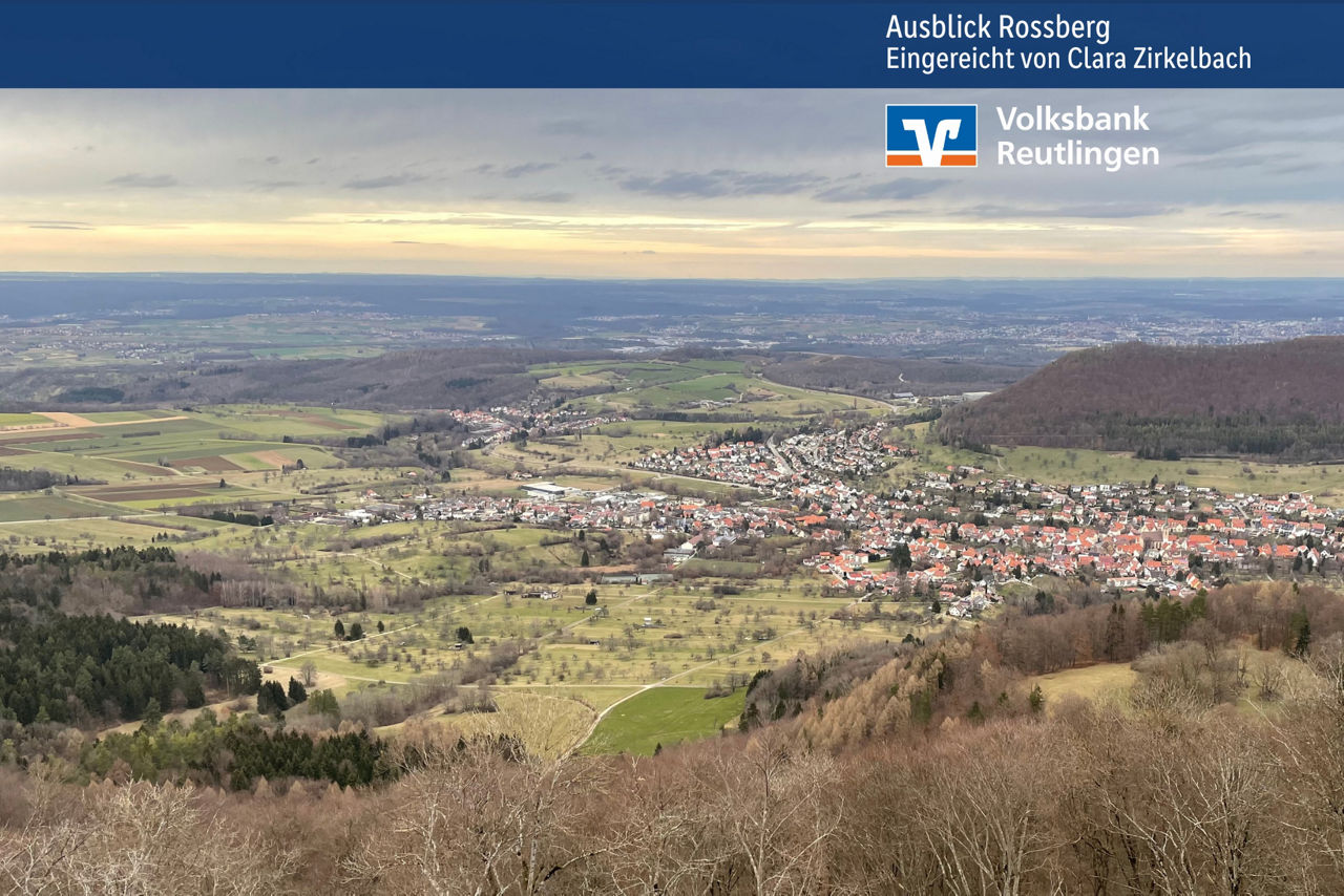 Blick vom Rossberg, Gönningen