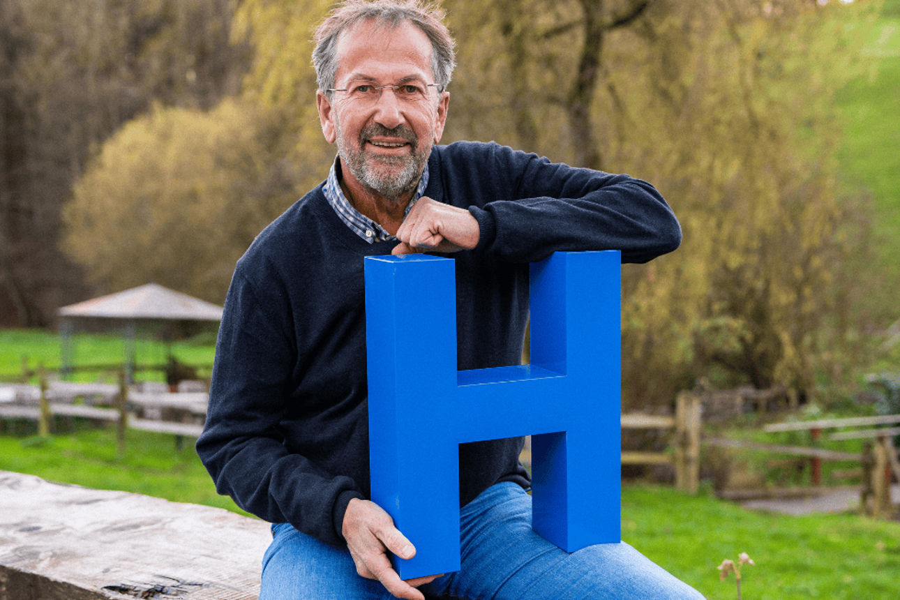 Meinrad Bauer, Inhaber der Eselsmühle im Siebenmühlental und Mitglied bei der Volksbank.