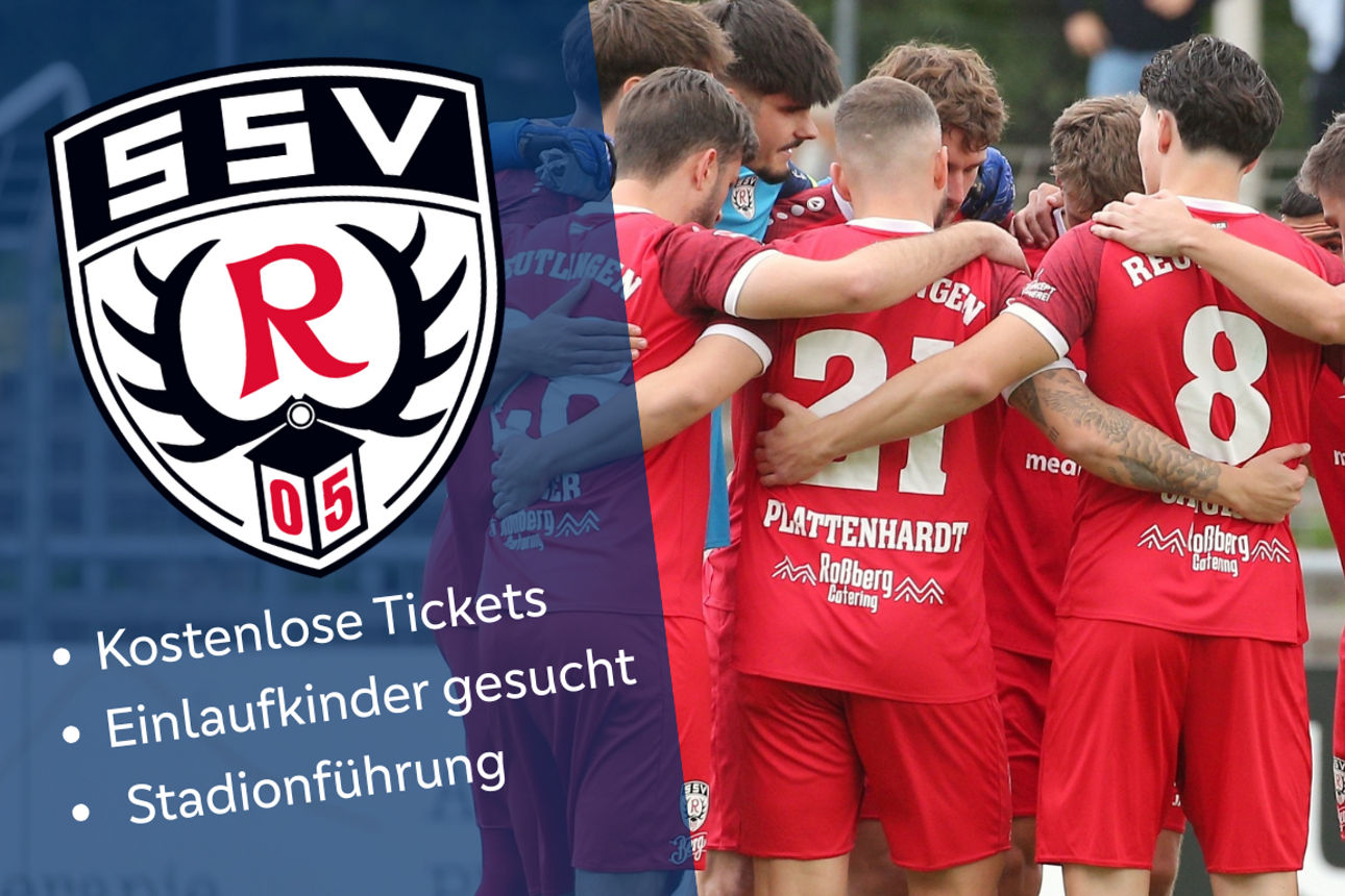 SSV‑Reutlingen‑Team bildet vor dem Spieltag am 21.03.2026 einen motivierenden Mannschaftskreis auf dem Spielfeld.