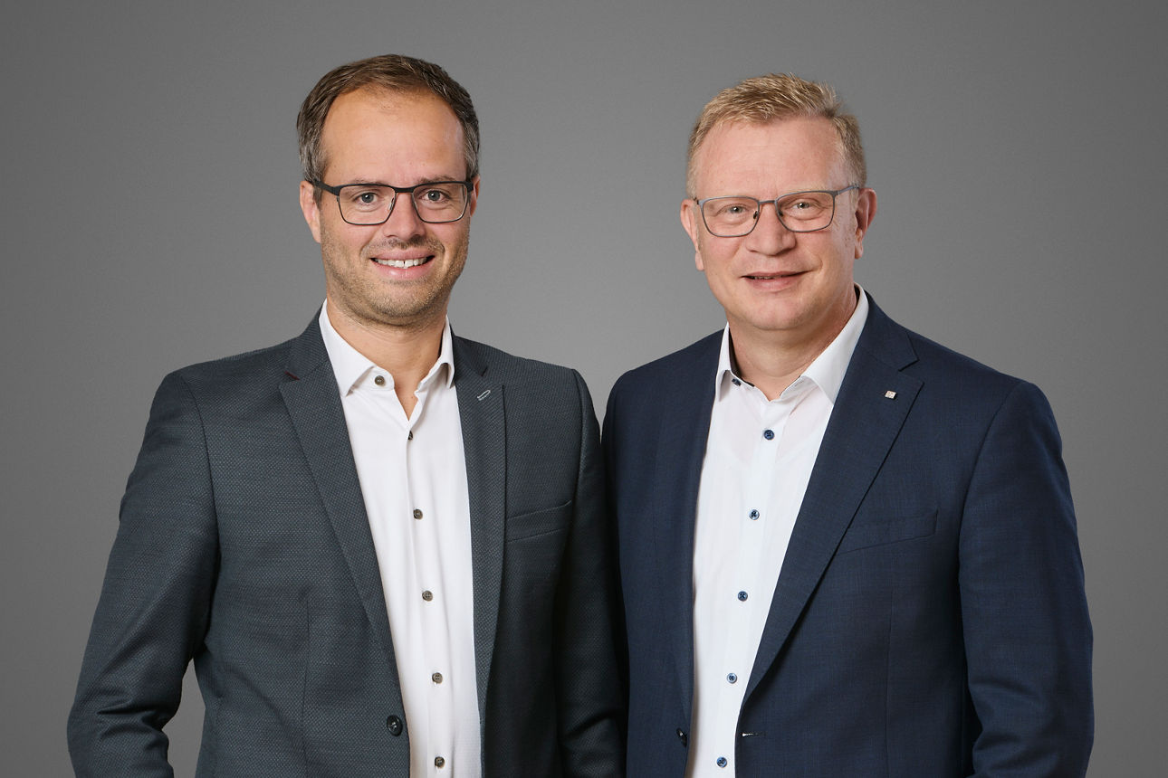 Foto unseres Vorstands: Links: Florian Rauch, Rechts: Martin Sachsenhauser