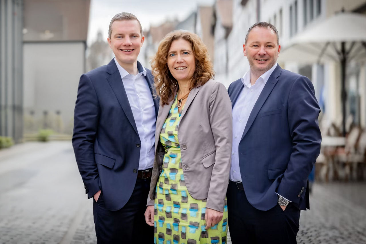 von links: Christian Weiß, Anja Bracht und Markus Strahler