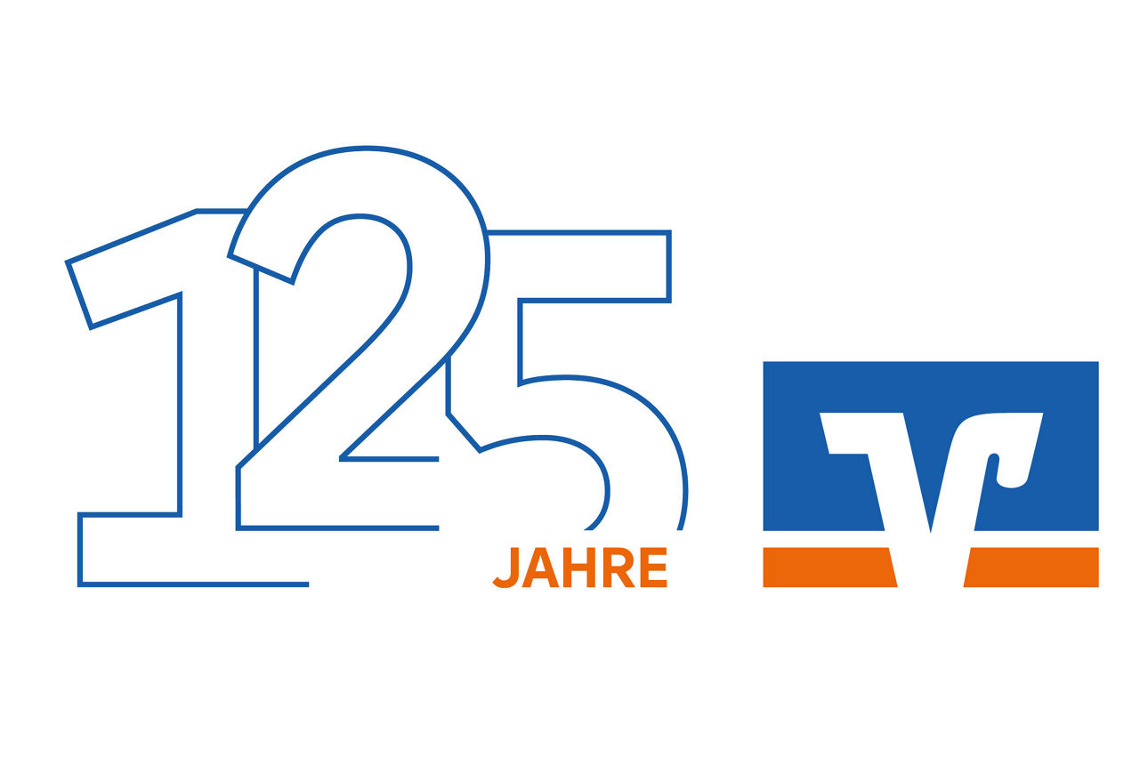 Logo 125 Jahre Raiffeisenbank Aidlingen eG