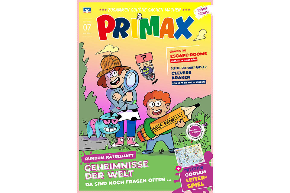 Titelbild des PRIMAX-Print-Magazins