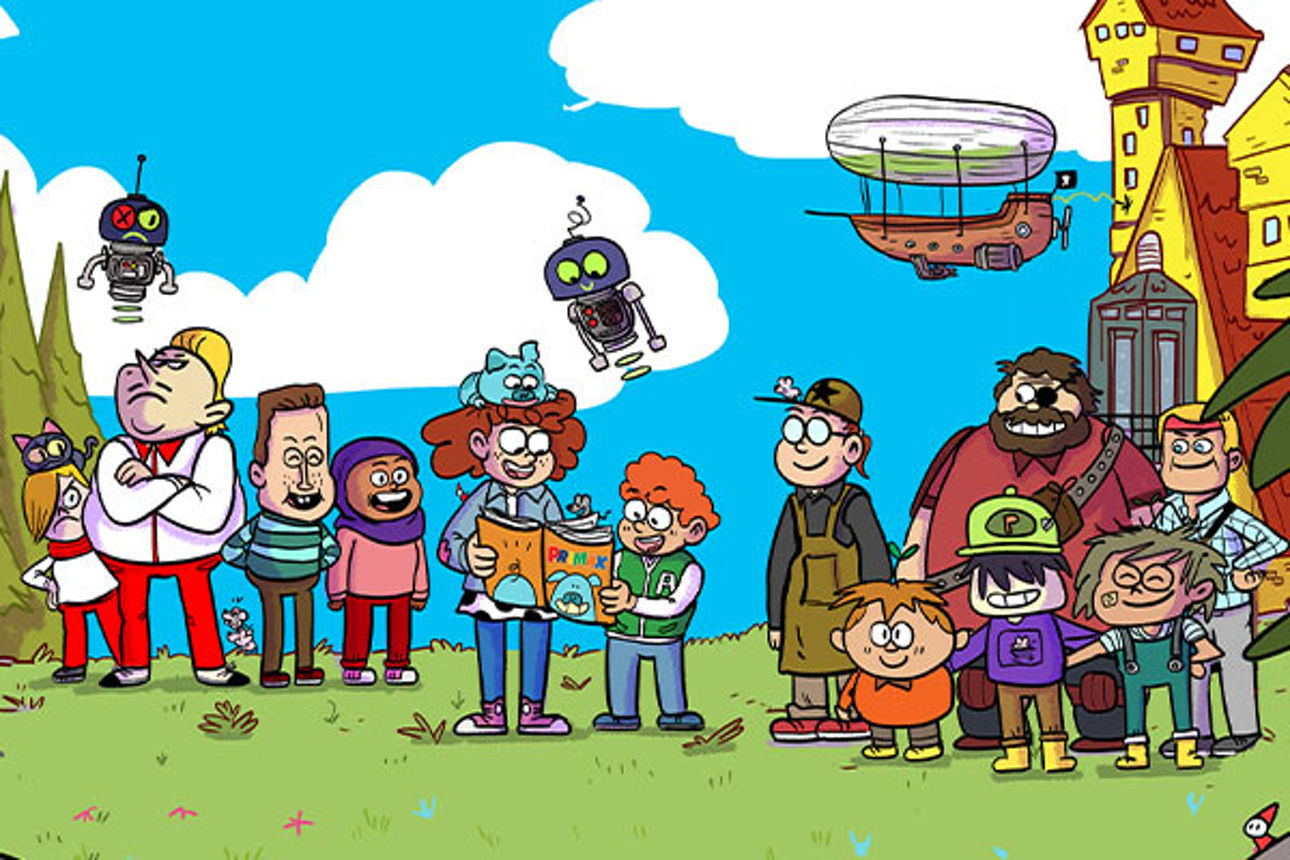 Eine Grafik der Kinderzeitschrift Primax