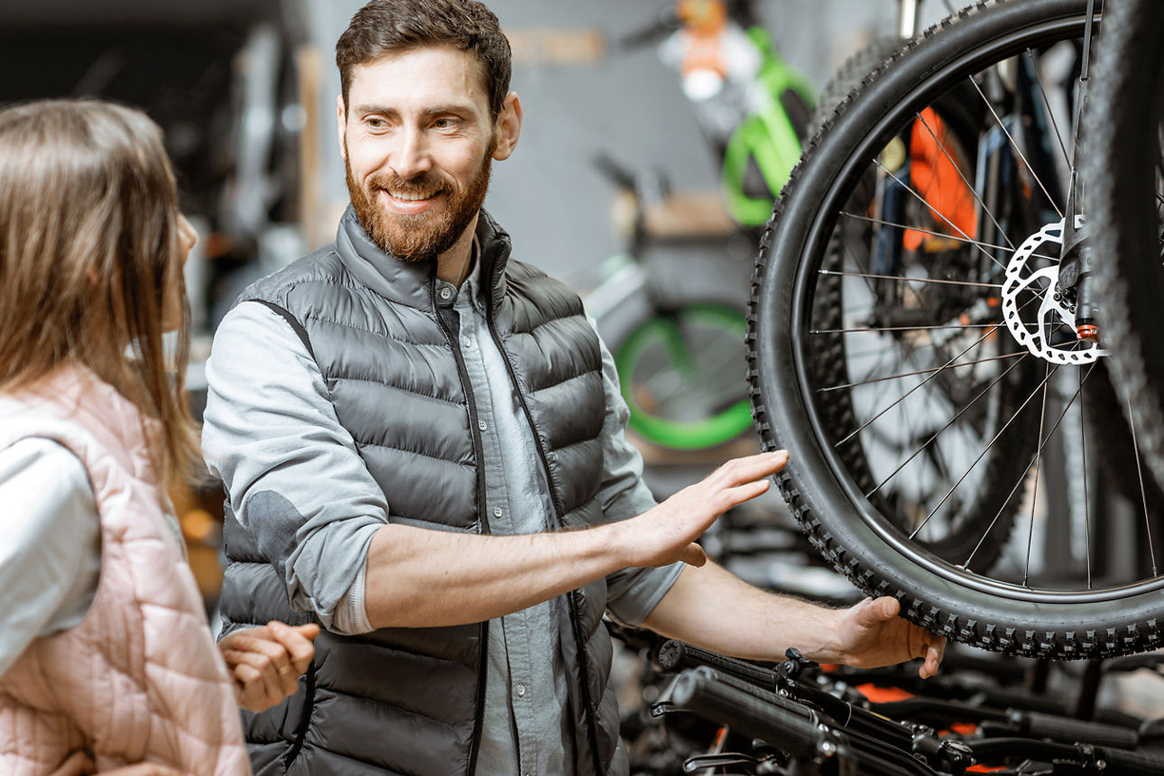 Die Beratung bei Fahrradkauf