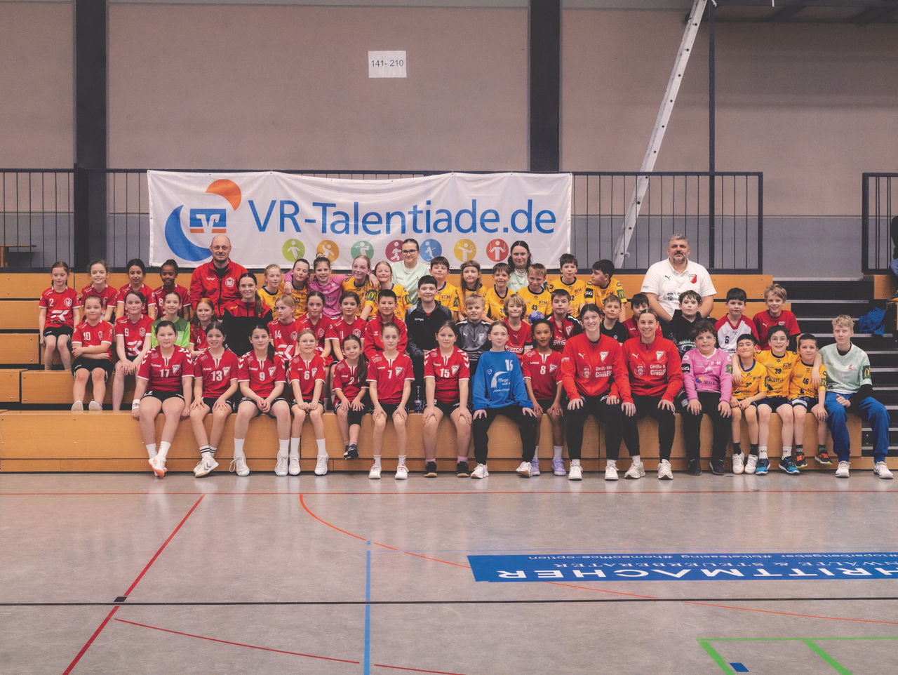 Gruppenbild der Teilnehmer der VR-Talentiade in Schutterwald
