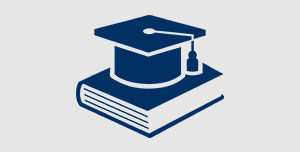 Bildicon Buch und Doktorhut