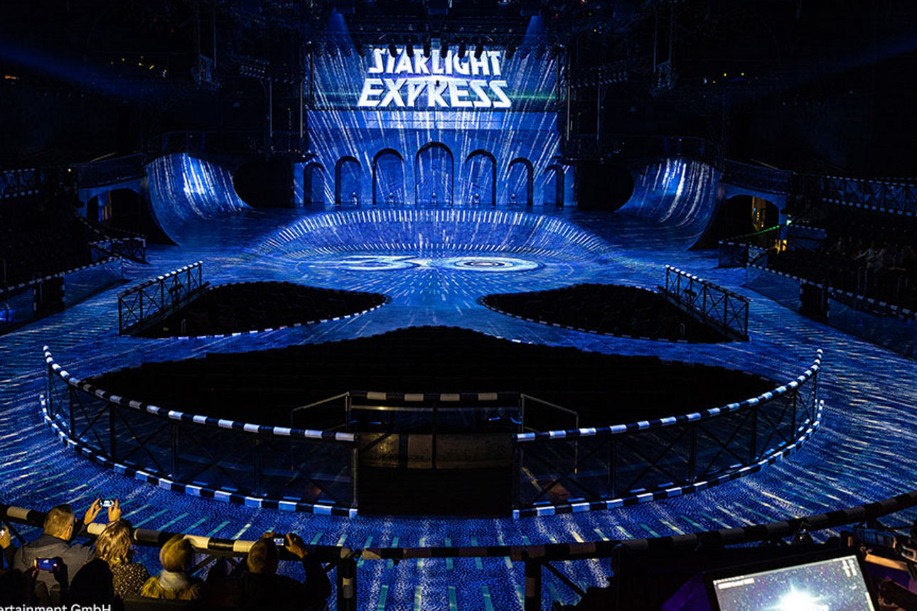Die Bühne zum Musical Starlight Express