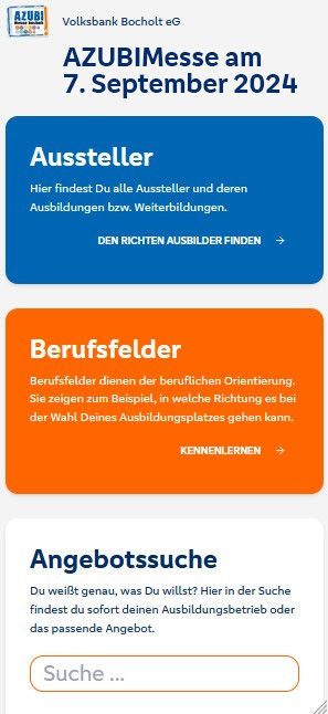 Web-App Screenshot Nummer 1