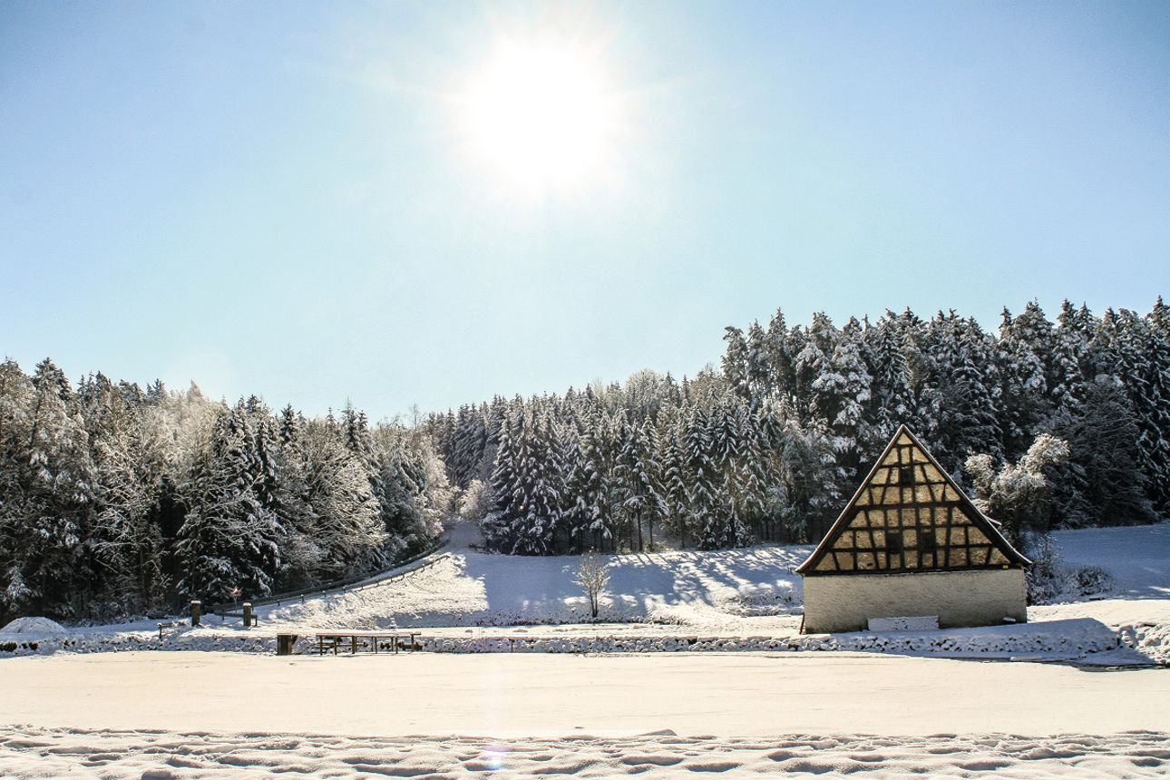 Silbermühle in Wallersdorf im Winter - Christoph Schiefer