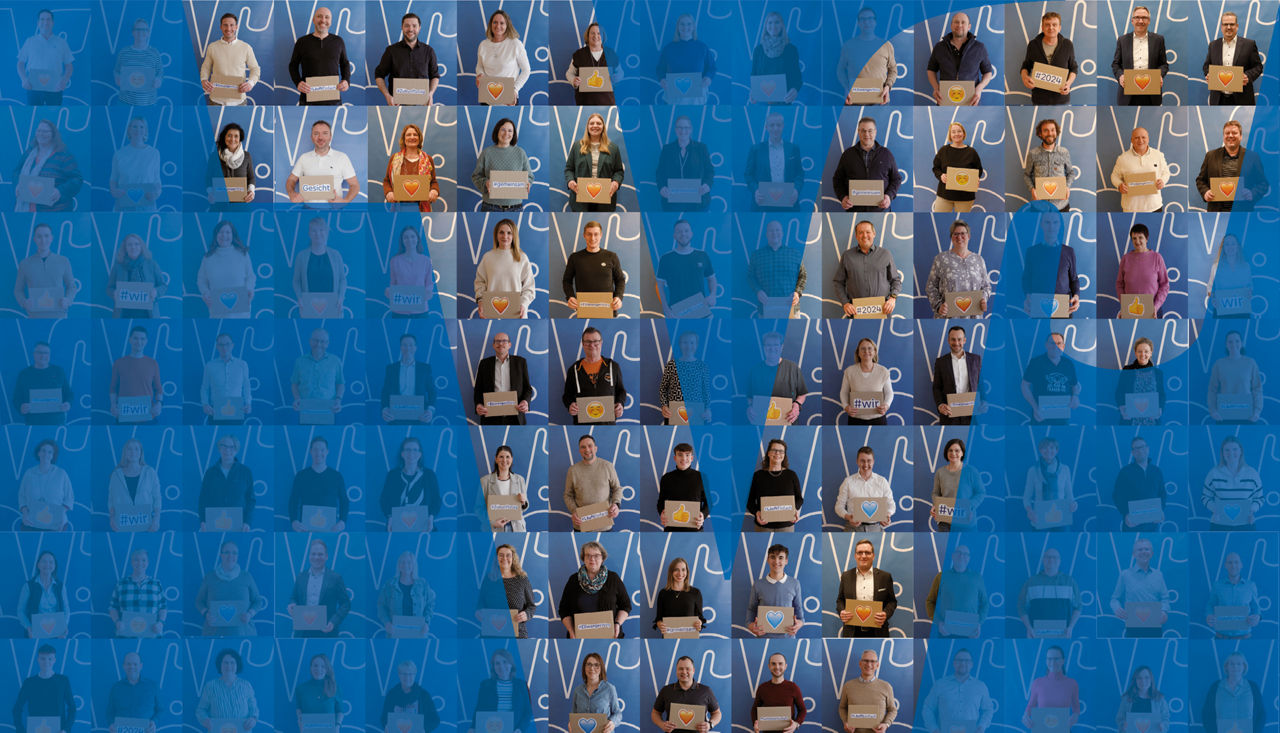 Mitarbeiter der VR-Bank Ellwangen Collage