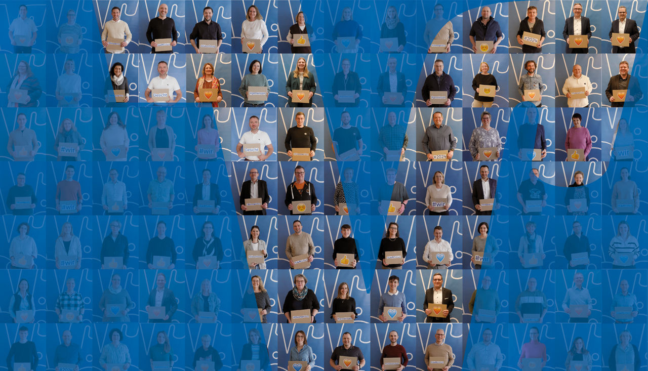 Mitarbeiter der VR-Bank Ellwangen Collage