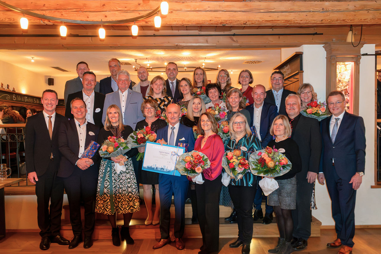 Ehrung für 785 Jahre Betriebstreue