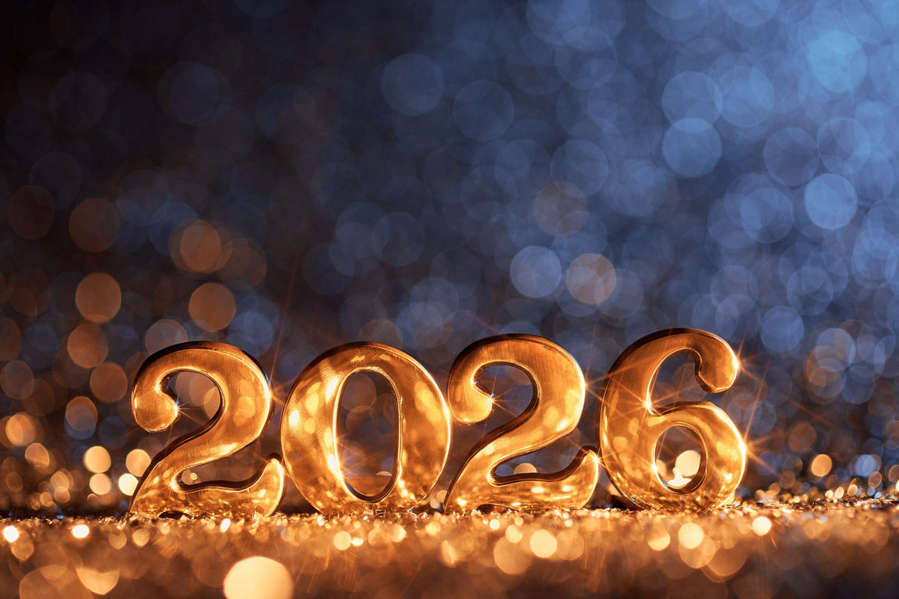 2026 Luftballons in Gold