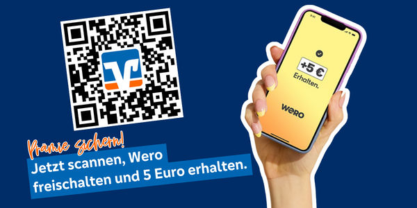 QR-Code zum Freischalten von wero