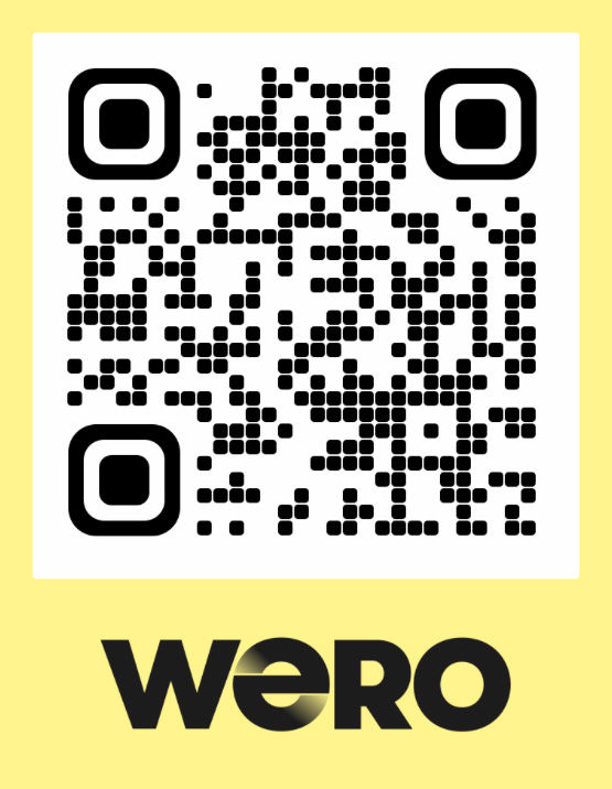 QR-Code zur Spendenmöglichkeit "Wero - Kein Baum bleibt leer".