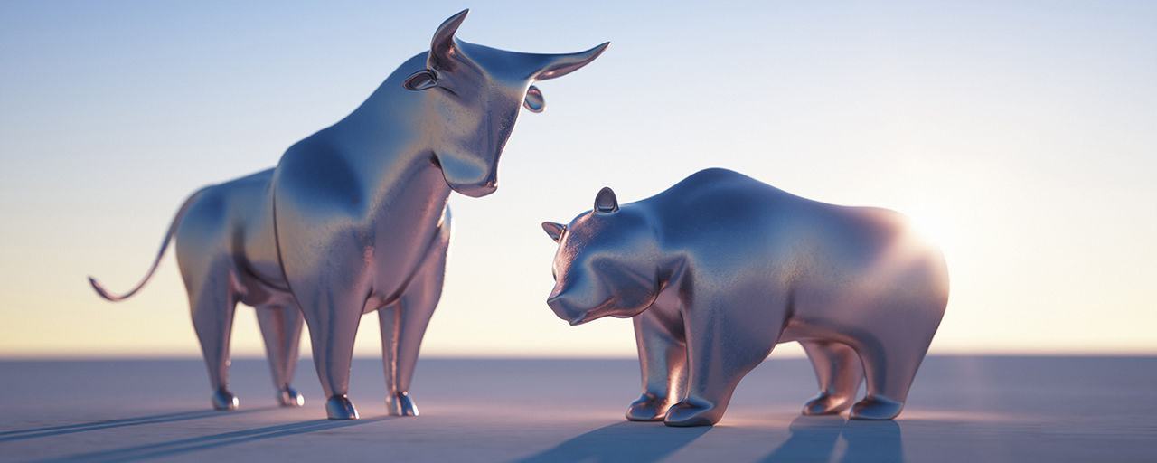 Bulle und Bär als Figuren