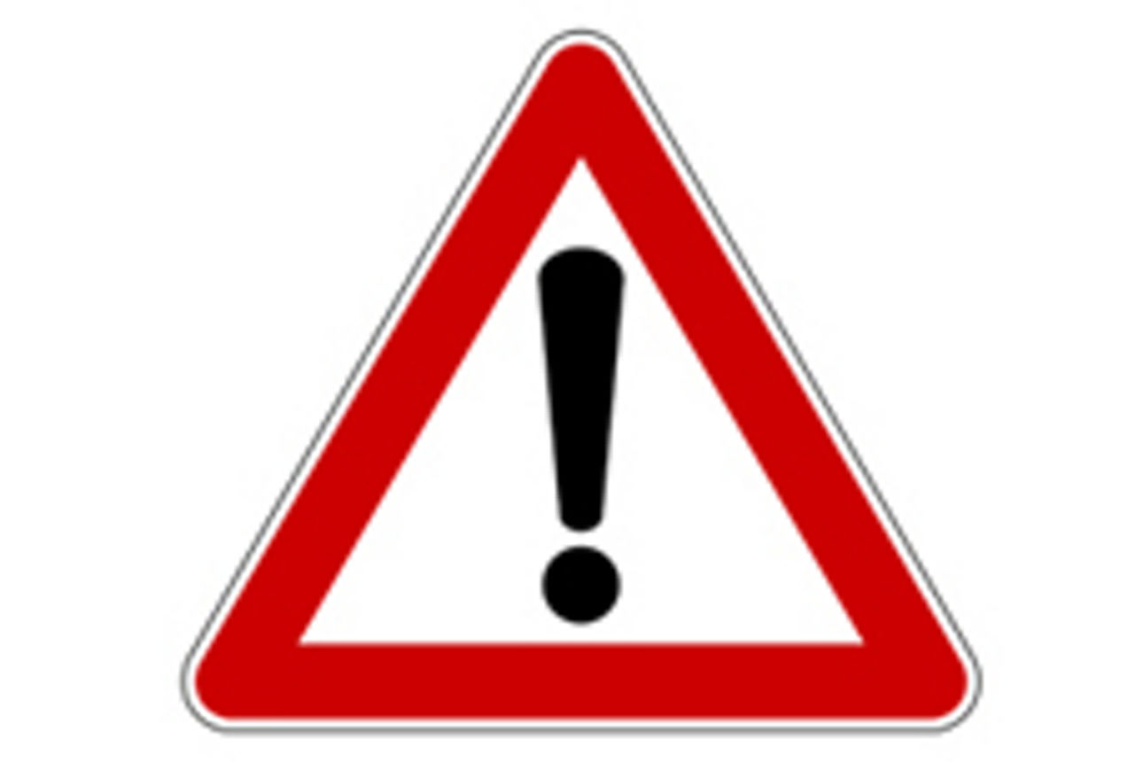 Warnschild