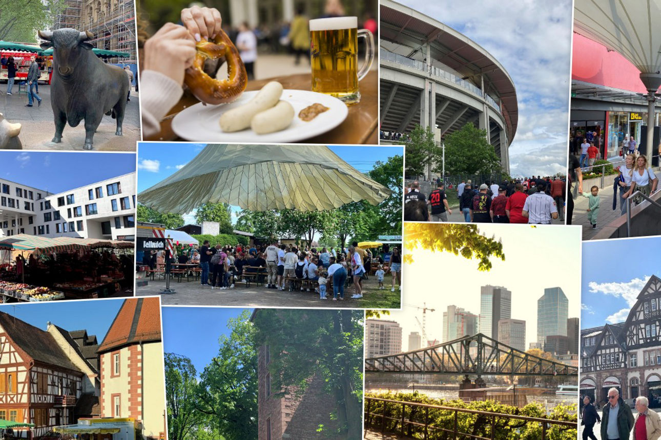 Collage aus verschiedenen selbstgemachten Bildern aus den 5 Regionen