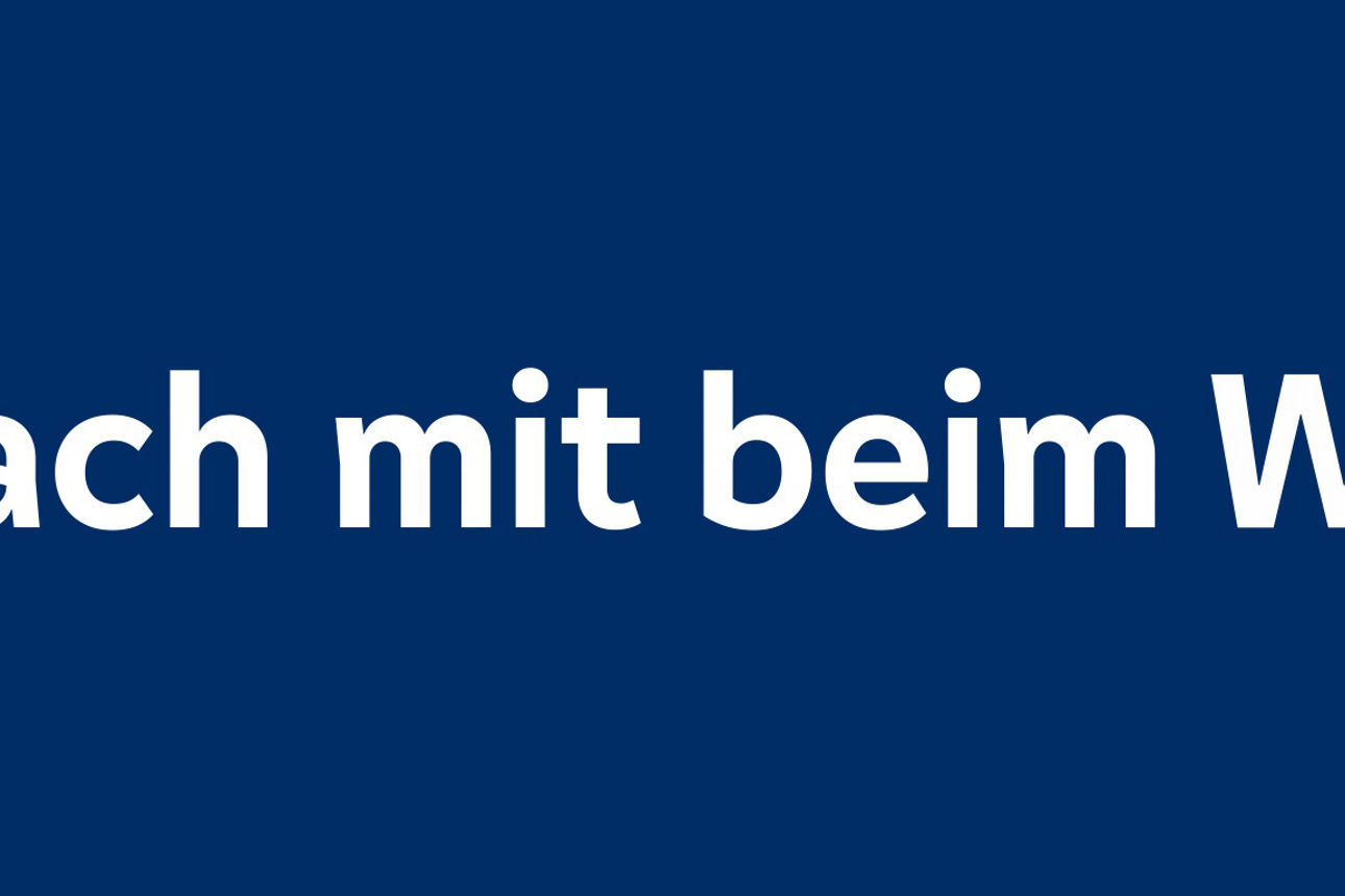 Mach mit beim Wir.