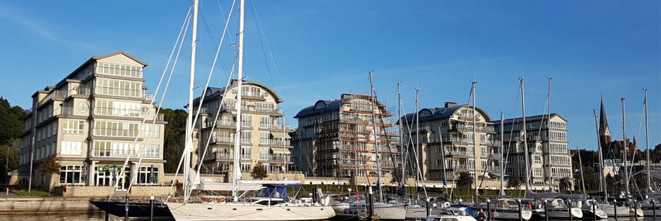 Yachthafen in Flensburg