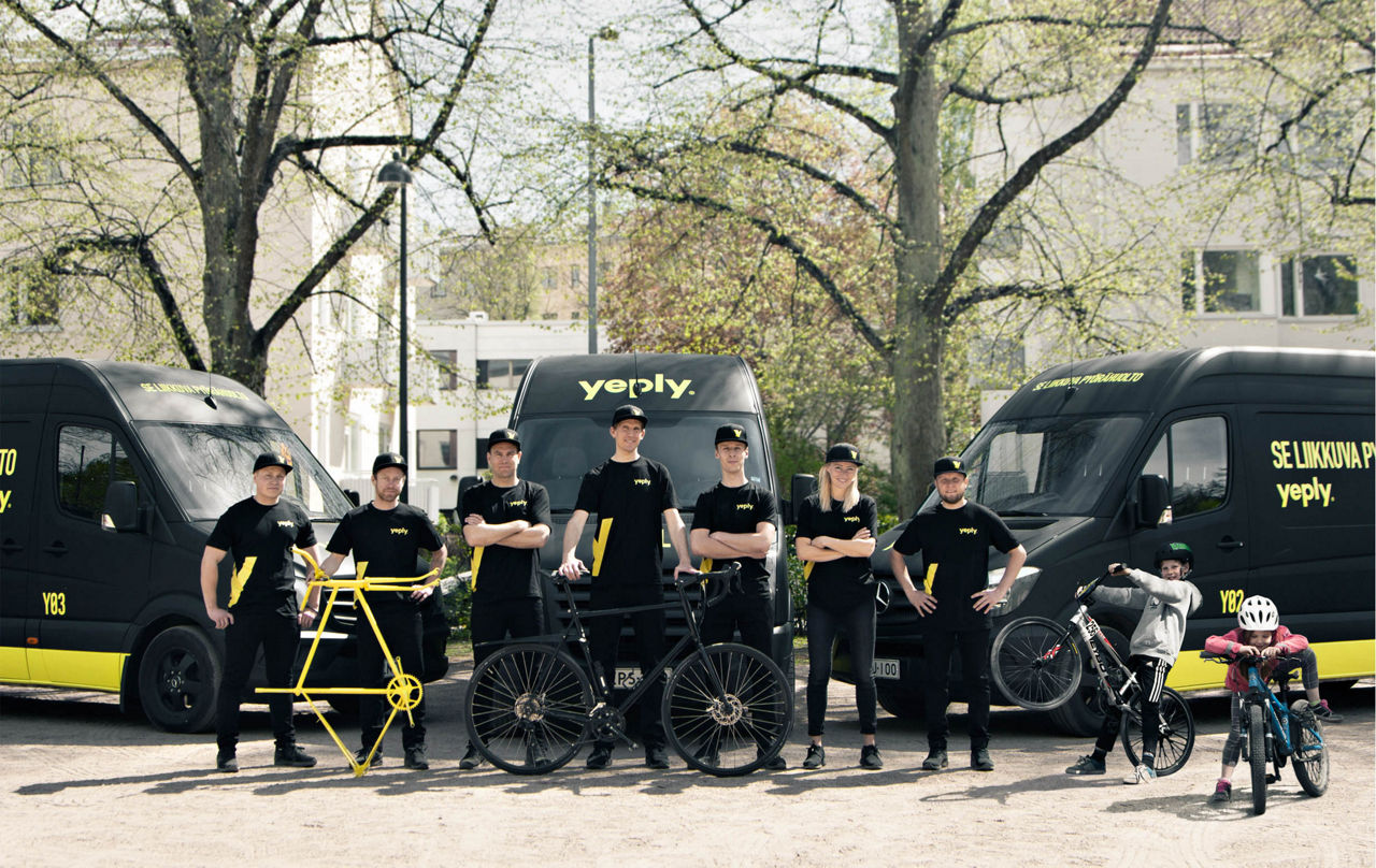 Abbildung Sparda Horizont Vorteil Yeply die mobile Fahrradwerkstatt