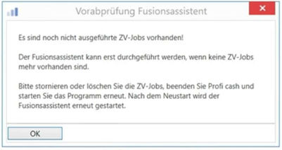 Meldung Profi Cash